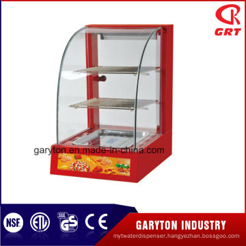 Commercial Electric Curved Food Warmer (GRT-2P-1) Display Showcase with Trays